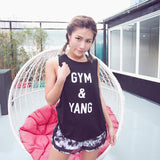 Women yoga gym tshirt