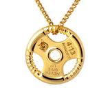 Weight Plate Barbell Dumbbell Pendant