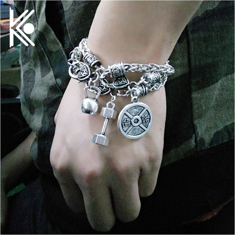 Barbell Jewelry Bent dumbbells