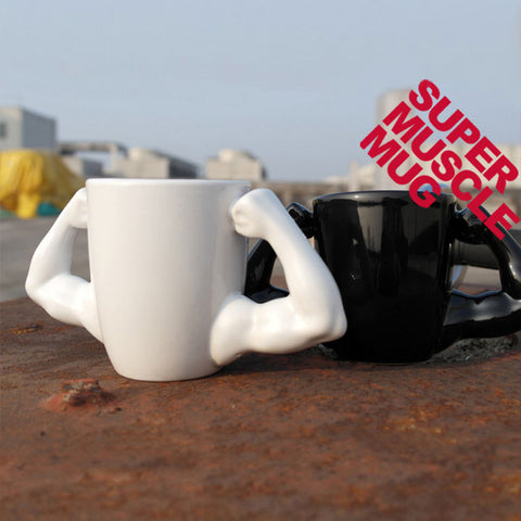 3D Muscle Man Coffee Mug