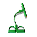 Rally pedal exerciser crunches