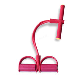 Rally pedal exerciser crunches