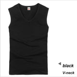 2018 Cotton Big Size Summer men clothing Tank Tops Black White Gray Singlets Sleeveless fitness men vest Bodybuilding t shirt