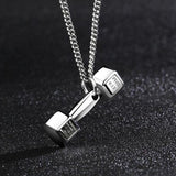 Cool Stainless Steel Dumbbell Barbell