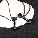 Cool Stainless Steel Dumbbell Barbell