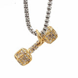 Dumbbell Necklace