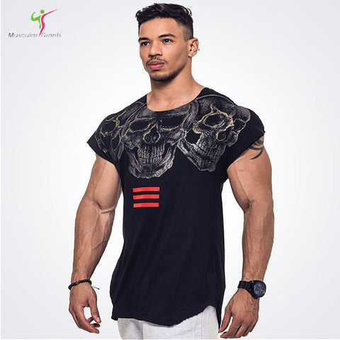 Men clothes brands sleeveless fitness